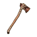 Hacha de tala de bronce