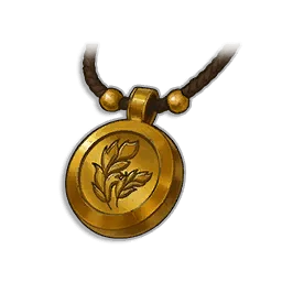 Gilded Gyrhawk Amulet